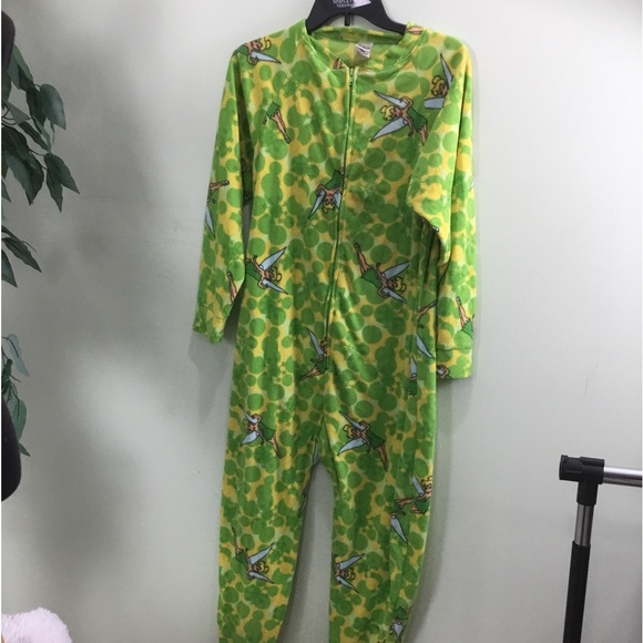 Disney Intimates & Sleepwear Disney Tinkerbell One Piece Footed